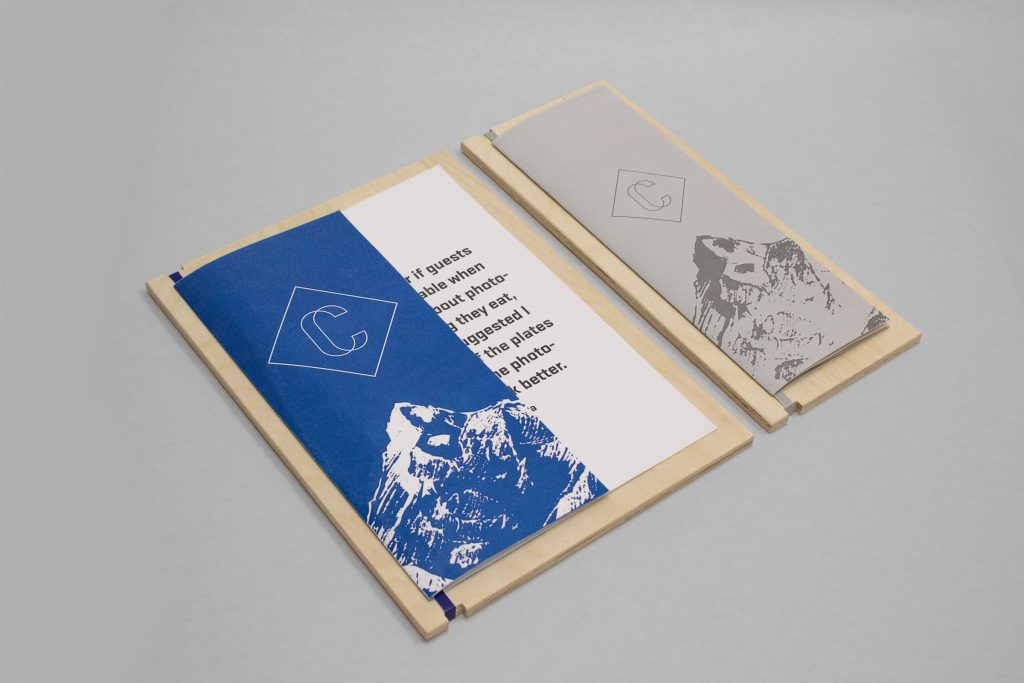 Menu holders for restaurant