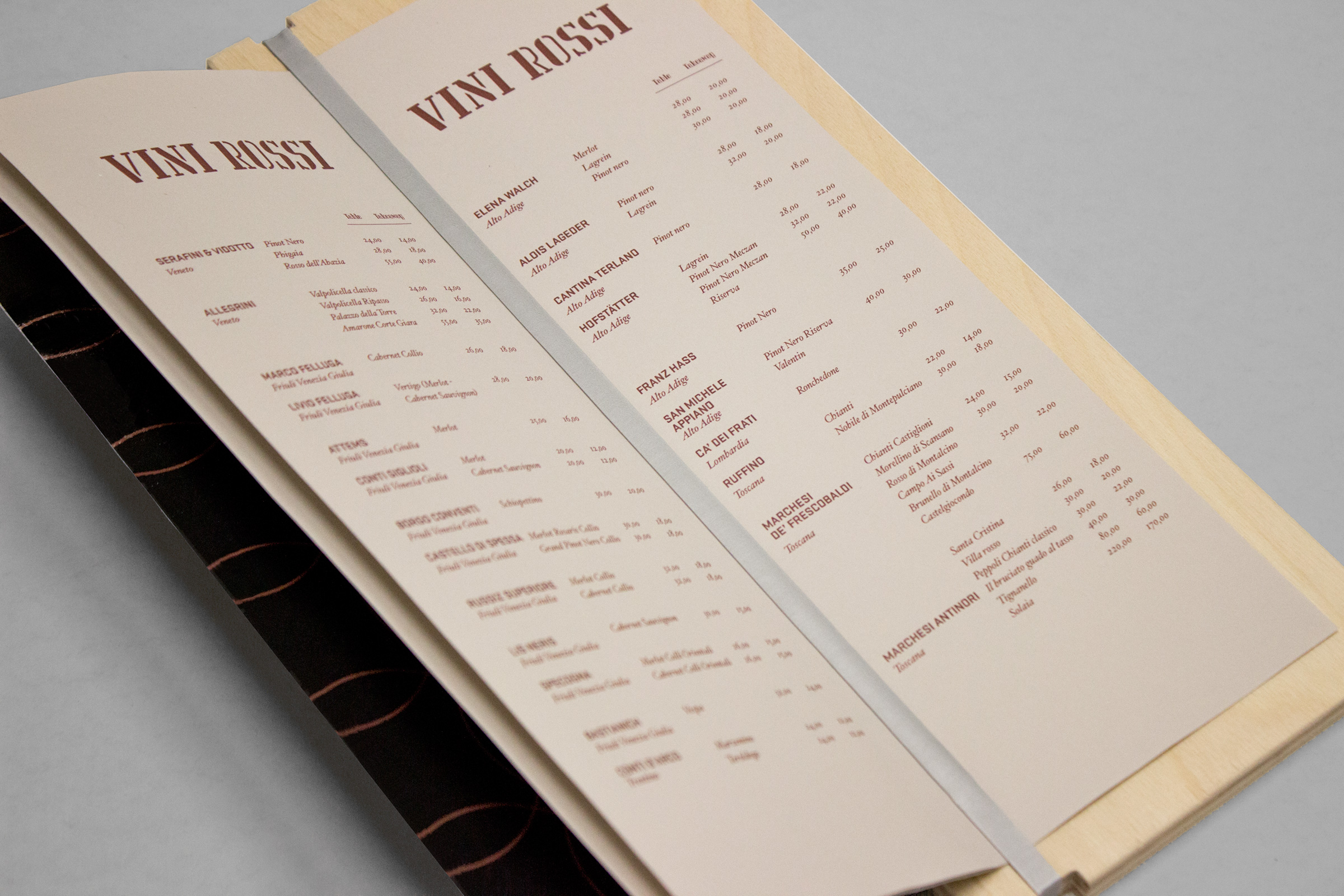 Restaurant Menu Holders